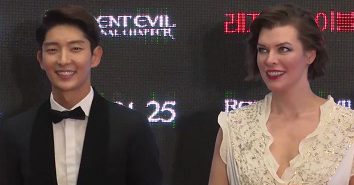 The Seoul Story on X: Lee Jun Ki, Milla Jovovich and director Paul  Anderson today at the press conference of film 'Resident Evil: The Final  Chapter'  / X